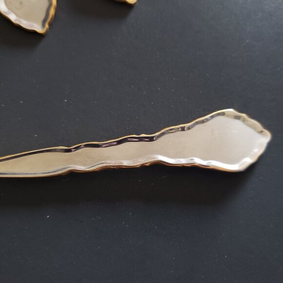 Oneida GOLDEN ROYAL CHIPPENDALE Community Stainless Salad Fork 6 3/4" - Picture 6 of 10